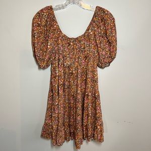 Flowy Floral Mini Dress